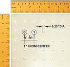 Azar Displays 700508-WHT-4W16 8-Inch W by 20-Inch H Revolving Black Pegboard Counter Display with 16-Pack of 4 inch Locking Hooks, White - Image 5