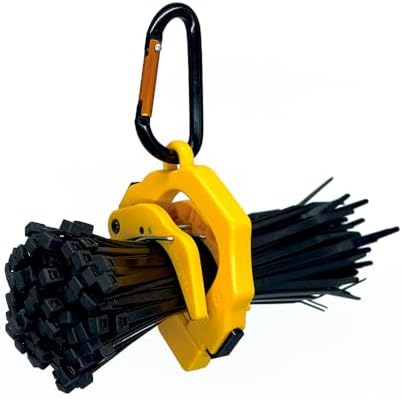 One Touch Cable Tie Holder/Zip Tie Organizer (Yellow) - Image 2