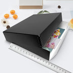 Lineco Museum Archival Storage Box, Drop Front, 13.75x19.75x3 in, Black - Image 3