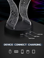 CoolGift Mart Light Up Headphone Stand, Gifts for Gamers - Image 6