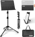 Music Stand, Folding Music Stand Portable Music Stand For Sheet Music by Notjustpracticebutplay