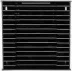 Literature Organizer with Adjustable Shelves, 15 Compartments Mail Sorter & Paper Organizer - Vertical Desktop Mailbox for Office, Classroom, Home, Mailroom Organization, Black, PVC Material - Image 7
