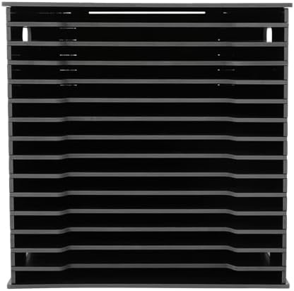 Literature Organizer with Adjustable Shelves, 15 Compartments Mail Sorter & Paper Organizer - Vertical Desktop Mailbox for Office, Classroom, Home, Mailroom Organization, Black, PVC Material - Image 7