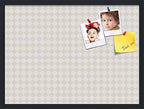 PinPix 27x20 inch Cork Bulletin Board. This Decorative Framed Pin Board Comes with Diamond Pattern in Shades of Grey Design and Satin Black. Ideal for Home, Office Decor or School (PinPix-373) by PinPixBulletinBoards