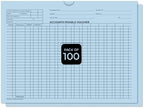 Accounts Payable Voucher Envelopes General Accounting Style, Blue 100 Pack by Unknown