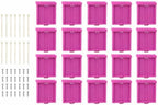 SOURCE ONE Outdoor Real Estate Style Brochure Holder Color Variety White, Black, Red , Pink & Blue Available by SOURCEONEDISPLAYS
