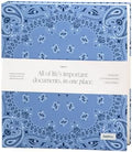 Document Organizer Binder for Important Papers & Passports, Bandana by DailyDocs