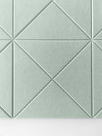 6 Pack Decorative Felt Wall Tiles (11.8” x 11.8”) - Modern Bulletin Board for Home Office & Classroom, Self-Adhesive Cork Board Alternative for Kids Artwork, Photos & Pin Display - Mint - Image 4