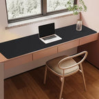 Mydours 59" x 15.7" Oversized PU Leather Desk Mat, Gaming Mouse Pad, Black - Image 3