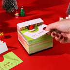 3D Memo Pad, 3D Calendar 2027, Time Piece Calendar, Tear-Off Calendars 2027, 3D Paper Carving Art Memo Pad, Art Carving Sticky Notes for Office Home Gifts Ornaments (Christmas 2027) - Image 5