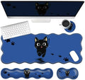 Keyboard Mouse Pad Set,Cute Black Cat by YICKLMNP