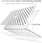 May Chen Compatible with MacBook Neo 13 inch Case 2026 Model A3404, Plastic Hard Shell,Keyboard Cover,Screen Protector,Dust Plug, for MacBook Neo 13" with A18 Pro Chip, Clear Polka dot - Image 7