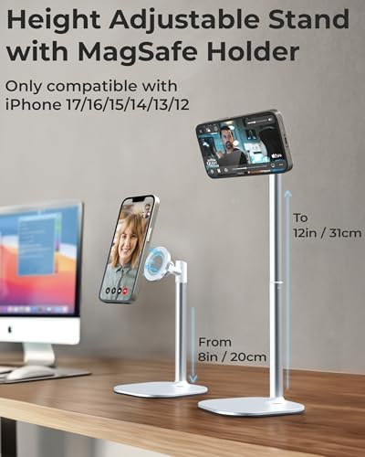 COOPER MagStand Magnetic Phone Stand for Desk, MagSafe Tripod, iPhone 17 - Image 2