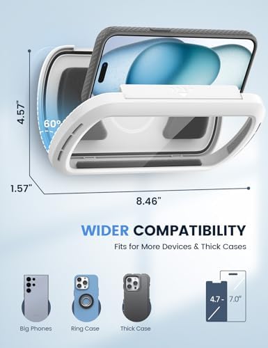 Lamicall Showerr Phone Holder + Cord Organizer Clips - Image 6