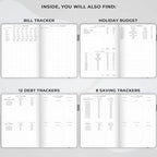 Clever Fox Budget Planner Pro with Cash Budgeting Envelopes, Gray - Image 5