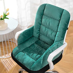Desk Chair Cushion Office Chair Pad with High Back Support Seat Cushion with Non-Slip Bottom for Office Car Home Dining Room Kitchen by Gujuja