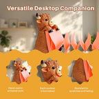 Highland Cow Pop Up Sticky Notes Holder,Handmade Resin Desk Decor - Image 3