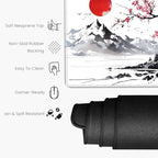 Gaming Mouse Pad 36x24 Desk Mat Large Mousepad Cherry Blossom Desk Pad Big Computer Mat Extended Mouse Mat Non Slip for Women Work Home - Image 3