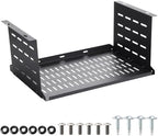 Under Desk Computer Mount for Small Form Factor Sff Computers and Pcs, Using Space 16.7" x H 8" x D 12" Mount Shelf Organizer for Office Home Workstation Gaming Stand up Desk by Otoolling