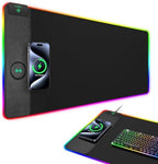 RGB Gaming Mouse Pad with 15W Magnetic Wireless Charging, 31.5"x15.7" by ExtreLife