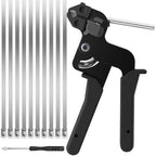 Stainless Steel Cable Ties Gun Kit: 150PCS 11.8" Zip Ties with Cable Tool by Unknown