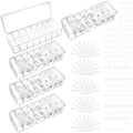 ProSuites Cable Organizer Box with Lid, 5 Pcs Clear Cord Storage Organizer with 50 Cable Ties 108 Cable Labels, Charger Organizer for Office Desk Drawer Organizers and Accessories by ProSuites