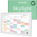 Skylight Calendar – 15" Touchscreen Digital Calendar & Chore Chart, White by Skylight