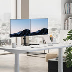 Mount-It! Dual Monitor Desk Stand Mount for 2 Screens VESA 75x75 & 100x100 - Image 5