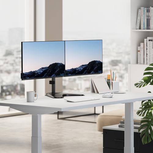 Mount-It! Dual Monitor Desk Stand Mount for 2 Screens VESA 75x75 & 100x100 - Image 5