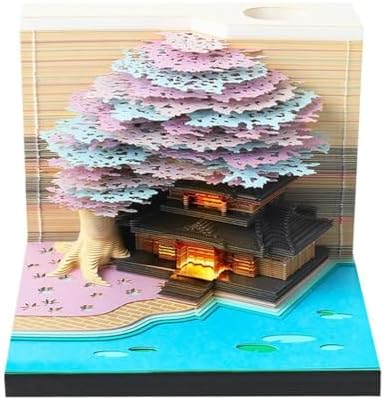 Time Piece Calendar, 2027 Desk Calendar With LED Light by Unknown