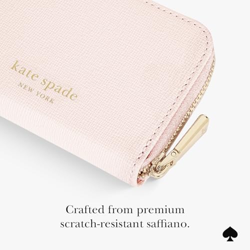 kate spade new york Devin Zip Magnetic Card Holder/Wallet - Chalk Pink - Image 3