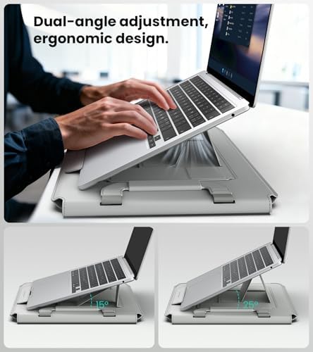 Nillkin 16 inch Laptop Sleeve with Stand (4-in-1), 2 Stand Modes, Mouse Pad - Image 3