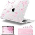 Case for 2026/2025/2024/2023 MacBook Air 15-inch Laptop Release M5 A3448 /M4 A3241 /M3 A3114 /M2 A2941, Stylish Protective Hard Shell Cover for MacBook Air 15.3 inch, Bowknot by WelcomeViseNewitems