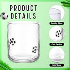 SiliFine 2 Pcs Soccer Icon Juice Glasses - Image 4