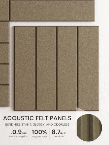 Bumusty 48" x 36" Large Cork Board Alternative, Christmas Brown - Image 3