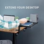 VIVO Black Clamp-on 15 in Desk Extension Shelf, DESK-SHELF15B - Image 4
