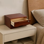 Wooden Desk Organizer with Drawers and Lock, Desktop Storage Cabinet,Drawer Organizer Desktop Drawer Wooden Storage Box for Home office Supplies (Walnut, 2Tier) - Image 7