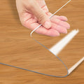 Kasepie PVC Clear Table Cover Protector 36X60Inch, 1.5mm Thick Plastic Table Cover Rectangle,Clear Table Protector,Desk Protector Mat for Kitchen, Dresser, Writing Desk，Dining Room Table by Unknown