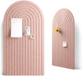 Large Arched Felt Bulletin Board 47.2''×25.5'', Pink by FLUXYNARA