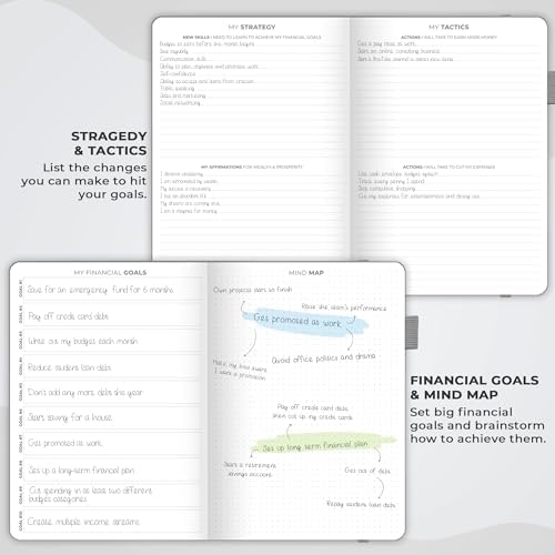 Clever Fox Budget Planner Pro with Cash Budgeting Envelopes, Gray - Image 3