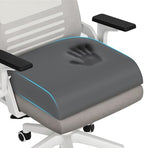 TranquilRelax XL Memory Foam Seat Cushion for Office Chair, 3.35-Inch, Gray by Unknown