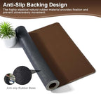Mouse Pad Brown, Mouse and Keyboard Combo Pad XXXXL 39.4” x 19.7” - Image 5