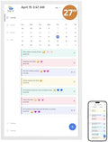 Dragon Touch 27" Digital Calendar Chore Chart – 1080P Full HD Interactive Touchscreen, Smart Family Planner, Hearth Display Digital Calendar Wall & Desk Mountable for Seamless Scheduling by DragonTouch