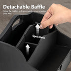 Rebee Vision Mail Organizer for Desk with Dividers for Store Jewelry, Black - Image 6