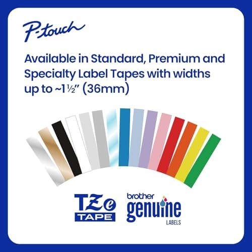 Brother Genuine P-Touch TZE-FX651 Flexible-ID Laminated Tape, Black on Yellow, Best Suited for Wire Wrapping and Flagging, Water-Resistant, 0.94" x 26.2' (24mm x 8M) - Image 6