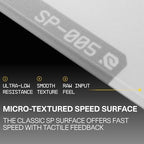 Wallhack SP-005 Glass Gaming Mouse Pad, Large, White - Image 3