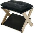 Foot Rest for Under Desk at Work, Non-Slip Wooden Under Desk Footrest, Ergonomic Foot Stools for Office Home (Black, OneSize) by Unknown