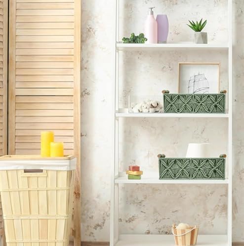 Boho Decor Basket for Toilelt Paper Storage Baskets for Organizing - Image 3