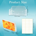 65 Pcs Business Card Holder Transparent Acrylic Postcard Display Holder Desktop Style Card Stand for Home Office Desk Table - Image 2