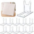 Hushee 10 Pack 5.91 inch Acrylic Book Stand for Display Adjustable by Hushee